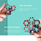 3 PCS Magnetic Fidget Rings - Stress Relief Spinner