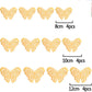 JJYY 12Pcs 3D Hollow Butterfly Wall Stickers