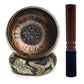 Tibetan Singing Bowl Set - Lotus Design for Meditation & Relaxation