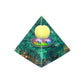 Energy Pyramid Orgonite with Amethyst Crystal for Healing and Meditation