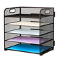 Metal Mesh Paper Tray Organizer for Desk