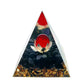 Energy Pyramid Orgonite with Amethyst Crystal for Healing and Meditation