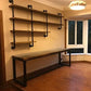 4-Tier Industrial  Desk and Pipe Shelving
