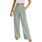 Women Loose Wide Leg Office Trousers – Versatile Business Pants