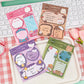 1-Piece Cartoon Animal Adhesive Memo Pad