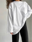 Hirsionsan Basic O-neck 100% Cotton T Shirt Women Loose Oversized Pullover