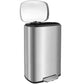 Step Trash Can - Stainless Steel Garbage Bin with Soft-Close & Removable Inner Bucket