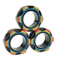 3 PCS Magnetic Fidget Rings - Stress Relief Spinner