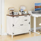 Lateral File Cabinet with 4 Drawers – Farmhouse Wood File Storage
