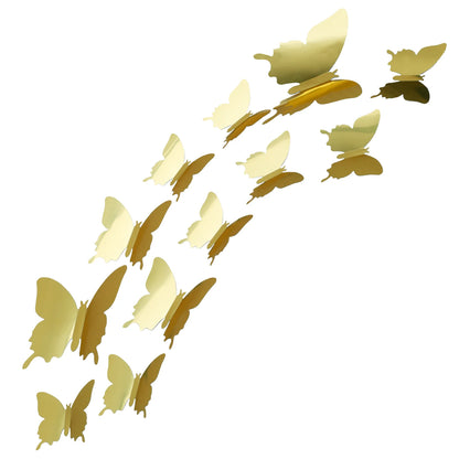 12pcs 3D Butterfly Wall Stickers