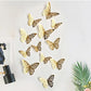JJYY 12Pcs 3D Hollow Butterfly Wall Stickers