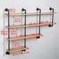 4-Tier Industrial  Desk and Pipe Shelving