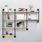 4-Tier Industrial  Desk and Pipe Shelving