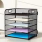 Metal Mesh Paper Tray Organizer for Desk