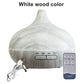 550ml Wood Color USB Aroma Diffuser – Essential Oil Diffuser with 7 LED Colors; Remote Control