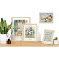 Sage Green Framed Wall Art - 16 PCS Set