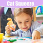 Anxiety Relief Realistic Cat Squeeze Toy - Stress Relief Fidget for Kids & Adults