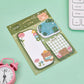 1-Piece Cartoon Animal Adhesive Memo Pad