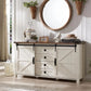Farmhouse Sideboard Buffet Cabinet with Sliding Barn Doors