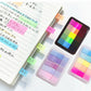 100pcs Index Stickers – Transparent Writable Sticky Tabs for Page Marking