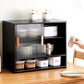Freestanding Adjustable Storage Cabinet with Partition