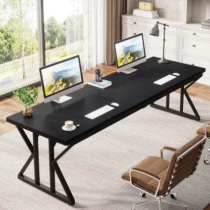 Tribesigns 78.7" Long Two-Person Executive Computer Desk