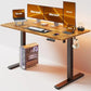 Electric Standing Desk Adjustable Height 55" x 24" Sit-Stand Desk for Home Office
