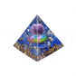 Energy Pyramid Orgonite with Amethyst Crystal for Healing and Meditation