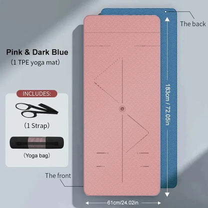 WESTTUNE Yoga Mat Non Slip, Eco Friendly Pilates Fitness Mats