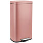 Step Trash Can - Stainless Steel Garbage Bin with Soft-Close & Removable Inner Bucket