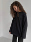 Hirsionsan Basic O-neck 100% Cotton T Shirt Women Loose Oversized Pullover
