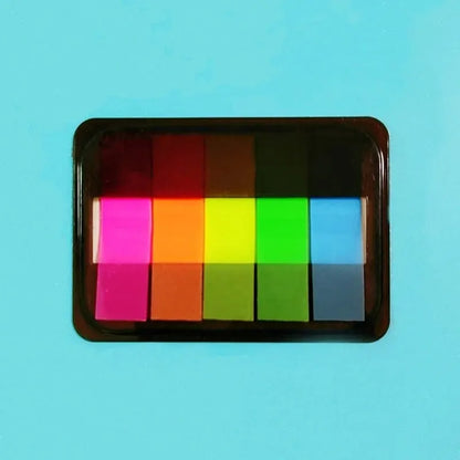 100pcs Index Stickers – Transparent Writable Sticky Tabs for Page Marking