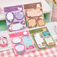 1-Piece Cartoon Animal Adhesive Memo Pad