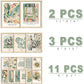 Sage Green Framed Wall Art - 16 PCS Set