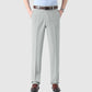 Slim Fit Business Suit Pants for Men