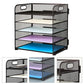 Metal Mesh Paper Tray Organizer for Desk