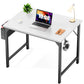JHK Modern Computer Desk with Side Bag & Headphone Hook