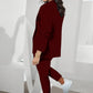 Women's Cardigan Blazer Top & Pants Suit Set