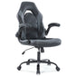 JHK Ergonomic PU Leather Gaming Office Chair with Flip-up Armrests