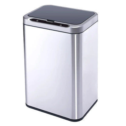 Stainless Steel 6.6 Gallon Motion Sensor Trash Can