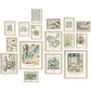 Sage Green Framed Wall Art - 16 PCS Set
